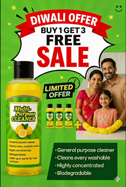 🧽 India’s #1 Cleaner – Buy 1 Get 3 FREE, Offer Ends Tonight!